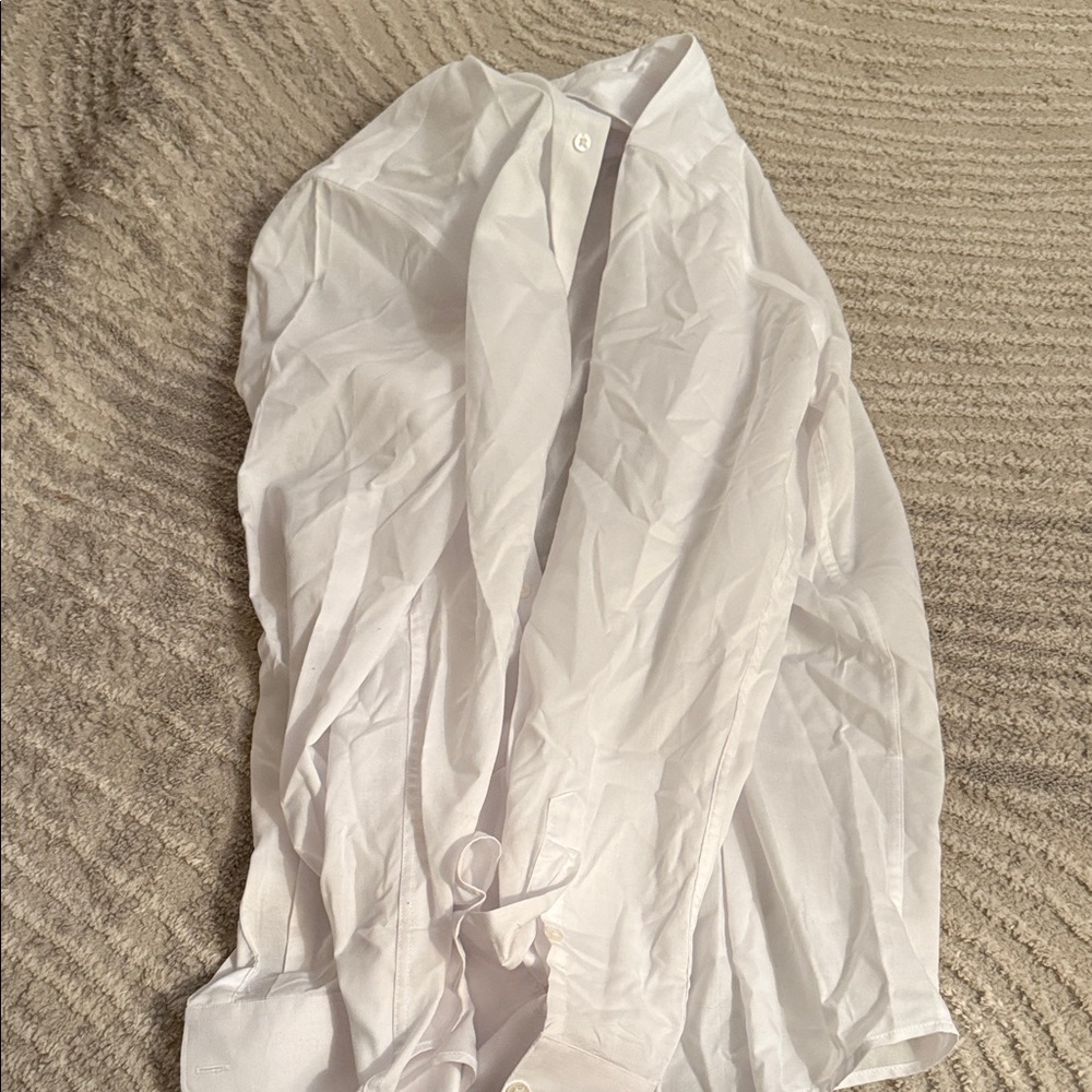 Classic White Men's Shirt